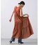 楊柳シフォンティアードワンピース