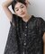 グロッシーレオパードブラウス