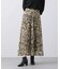 アコーディオンレオ柄スカート