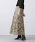 アコーディオンレオ柄スカート