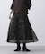 アコーディオンレオ柄スカート