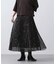 アコーディオンレオ柄スカート