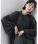 割繊シフォンギャザーパフスリーブブラウス