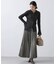 Ｅツイルチェックプリーツスカート