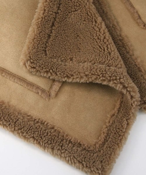 1＿ボア×スエードショール｜グレディブリリアンの通販｜&mall（アンド