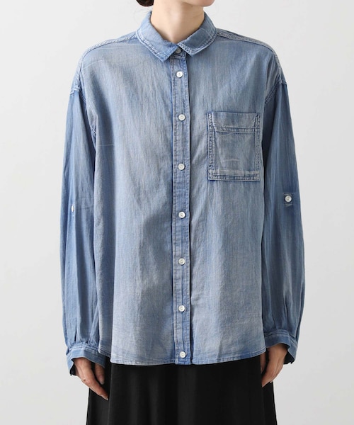 Gready Brilliant Ｒｉｓｌｅｙデニムシャツ Gready Brilliant｜シアーデニムシャツ | Rakuten Fashion(楽天