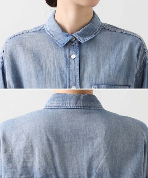 Gready Brilliant Ｒｉｓｌｅｙデニムシャツ Gready Brilliant｜シアーデニムシャツ | Rakuten Fashion(楽天