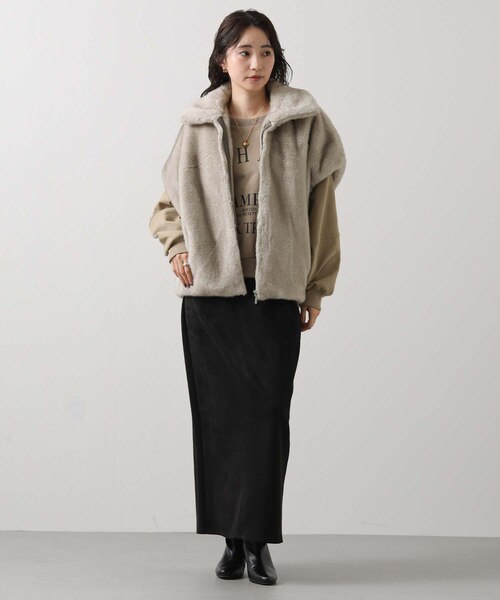 1＿エコファー襟付きベスト｜グレディブリリアンの通販｜&mall