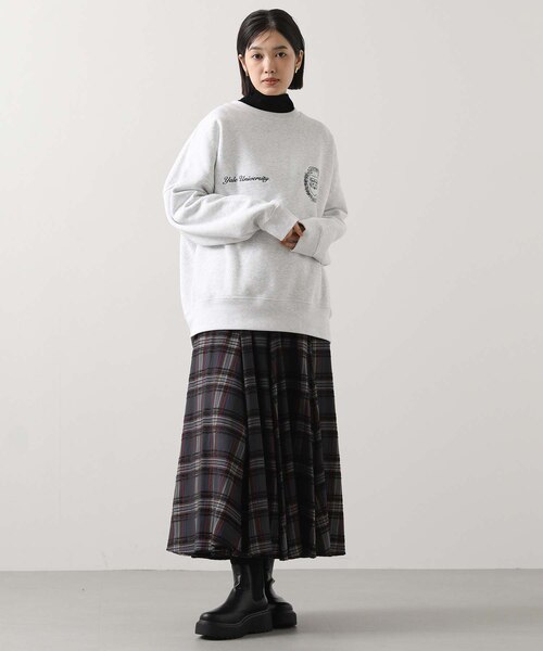 モールチェックＷリブスカート 2＿モールチェックWリブSK｜グレディブリリアンの通販｜&mall