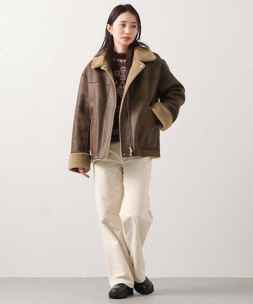 1＿ムートンリバーシブルBZ｜グレディブリリアンの通販｜&mall