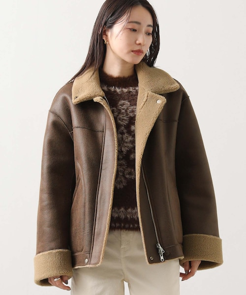 ✨超破格セール！✨美品！✨最高級 BALLY バリー ムートンブルゾン！ 1＿ムートンリバーシブルBZ｜グレディブリリアンの通販｜&mall