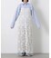 ２＿チュール刺繍レースキャミ