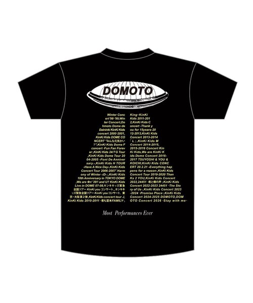 Tシャツ BLACK【2026年10月以降順次発送予定】｜アンドモールイベント