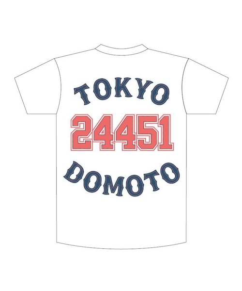 DOMOTO×東京ドーム スペシャルコラボ tシャツ WHITE 2 Tシャツ WHITE【2026年10月以降順次発送予定】｜アンドモールイベント