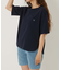 Hエンブロイダリー ラウンドヘムTシャツ ウイメンズ