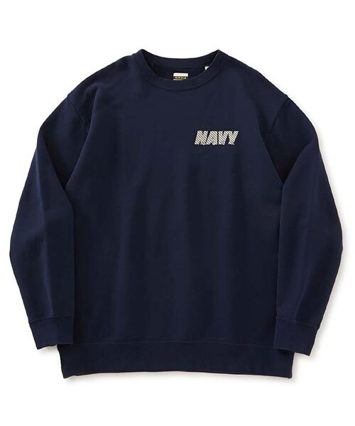 NAVY BLUE トレーニング クルーネックスウェット｜セイリンオンライン