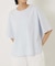 Hエンブロイダリー ラウンドヘム ショートスリーブTシャツ ウイメンズ