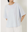 Hエンブロイダリー ラウンドヘム ショートスリーブTシャツ ウイメンズ