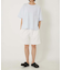 Hエンブロイダリー ラウンドヘム ショートスリーブTシャツ ウイメンズ