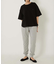 Hエンブロイダリー ラウンドヘム ショートスリーブTシャツ ウイメンズ