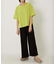 Hエンブロイダリー ラウンドヘム ショートスリーブTシャツ ウイメンズ
