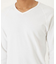 ストレッチフライス Vネックロングスリーブ Tシャツ