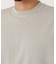 9.5oz ストレッチフライス ミジンボーダーヘムリブ ショートスリーブTシャツ