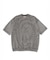9.5oz ストレッチフライス ミジンボーダーヘムリブ ショートスリーブTシャツ