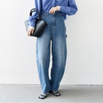 〈洗濯機可能〉コクーンペインター デニムパンツ［SHIPS any DENIM］