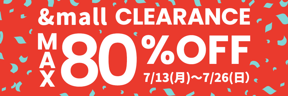 &mall CLEARANCE MAX80%OFF