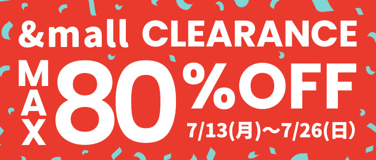 &mall CLEARANCE MAX80%OFF