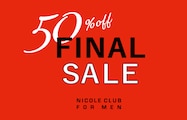 【ＮICOLE CLUB FOR MEN】ファイナルセール