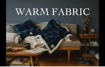 ぬくもりをまとう、WARM FABRIC集めました。