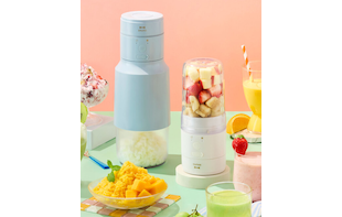 ジュースもかき氷も 1台2役で愉しめるポータブルジューサー【2WAYジューサー&かき氷】特別価格でのご案内