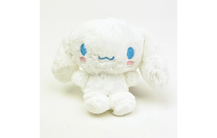 サンリオキャラクターたちのほわほわ感がたまらない。いつまでも撫でていたくなるほわほわな柔らかさがポイントのマスコットです。