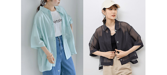 インナーの裾をインしてスタイルアップ