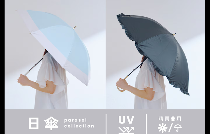 晴れの日も、雨の日も頼れる日傘