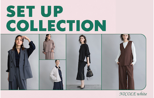【NICOLE white】SETUP_COLLECTION