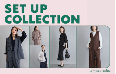 【NICOLE white】SETUP_COLLECTION