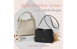 Split leather items