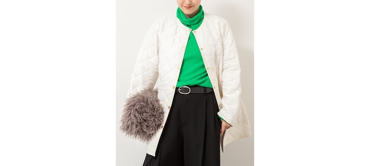 【上旬】冬アウターを継続してOK！ 色・素材・柄で野暮ったさを回避