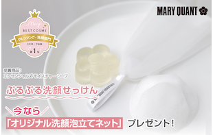 今なら「オリジナル洗顔泡立てネット」をプレゼント！