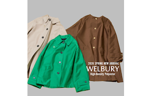 アウターの定番│2026 SPRING ”WELBURY"