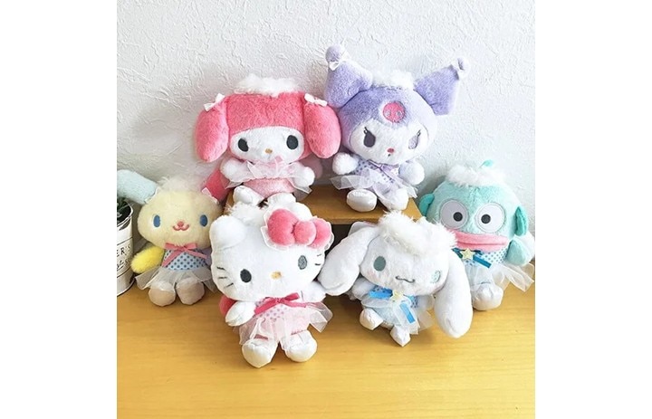 サンリオエンジェルバレリーナマスコット5点セット 優雅で可憐なサンリオの「エンジェルバレリーナ」シリーズのマスコット