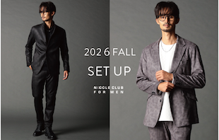 【NICOLE CLUB FOR MEN】2026 FALL SET UP