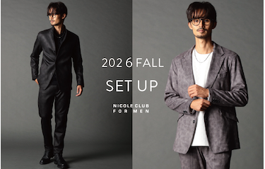 【NICOLE CLUB FOR MEN】2026 FALL SET UP