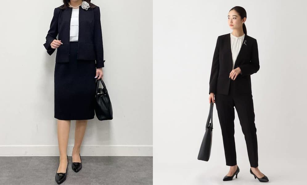 【1回短時間着用】ORIHICA ノーカラースーツ　LL 1回短時間着用】ORIHICA ノーカラースーツ LL