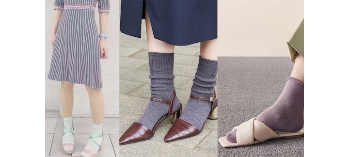 サンダルと同系色か、無彩色でなじませる
