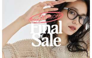 【FINAL SALE】MAX70％OFF