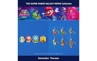 サマンサタバサから『ザ・スーパーマリオギャラクシー・ムービー』の映画を記念したコレクションを発売！